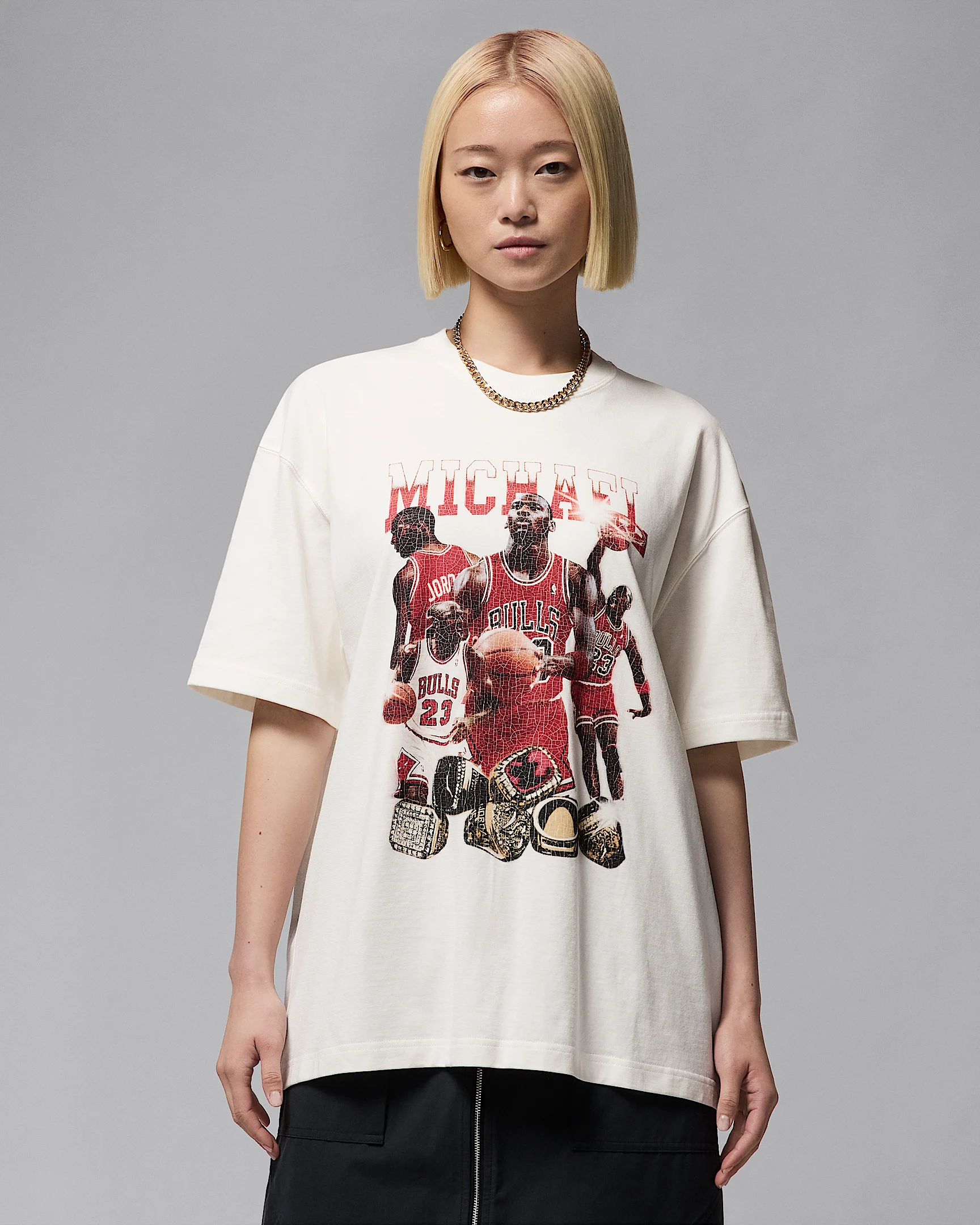 Jordan Women's Oversized Short-Sleeve Graphic T-Shirt - 1