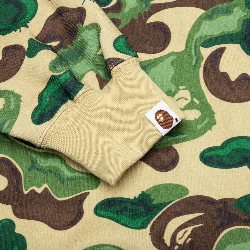 BAPE ART CAMO SHARK HOODIE - GREEN - 3