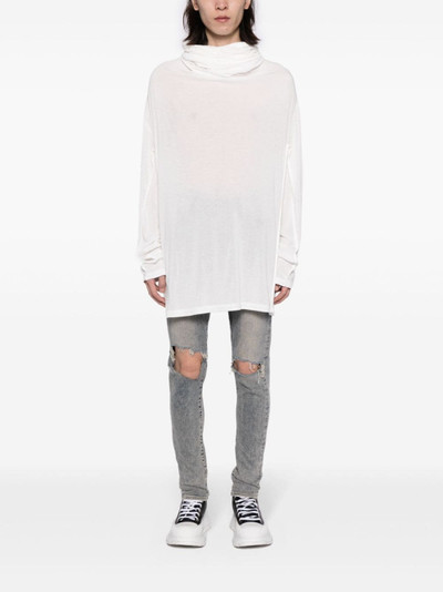 Julius roll-neck semi-sheer jumper outlook