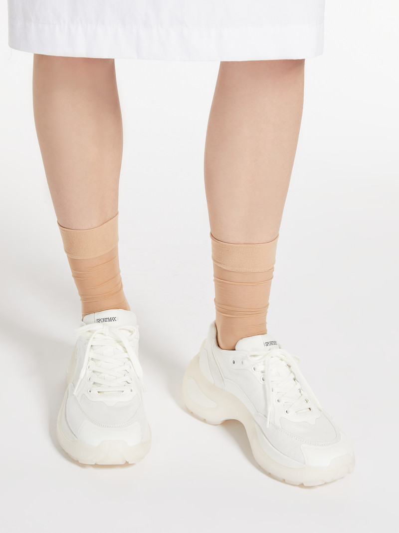 QUERCE Canvas sneakers with chunky soles 6