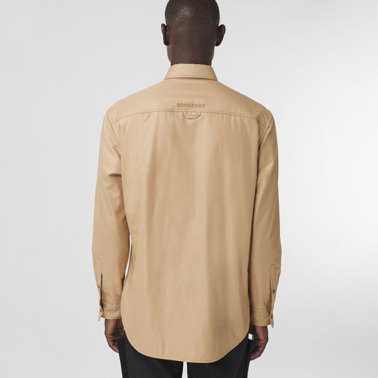 Embroidered Logo Cotton Shirt - 4
