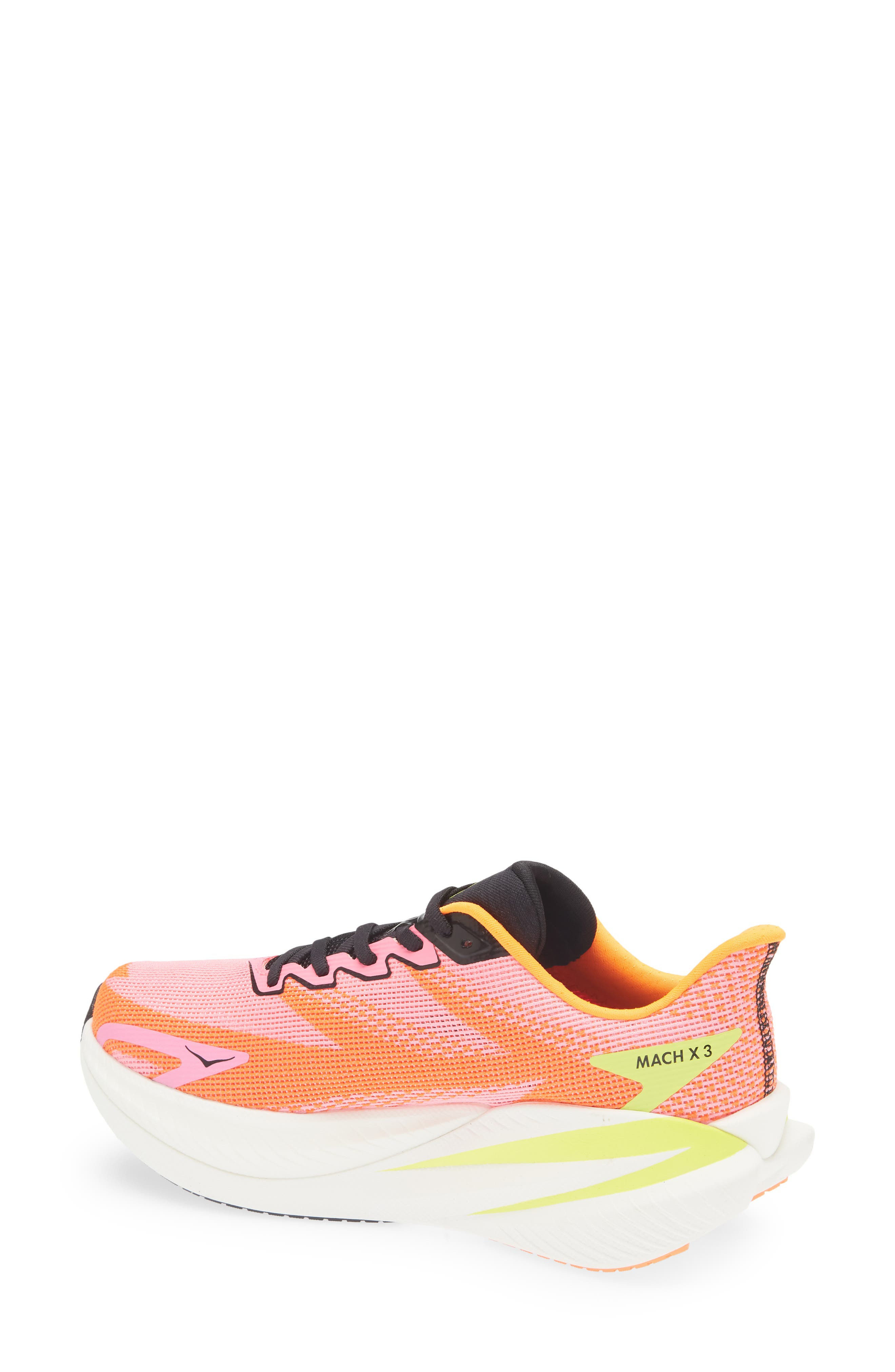 HOKA Mach X 3 Running Shoe in Neon Rose /Neon Tangerine at Nordstrom - 2