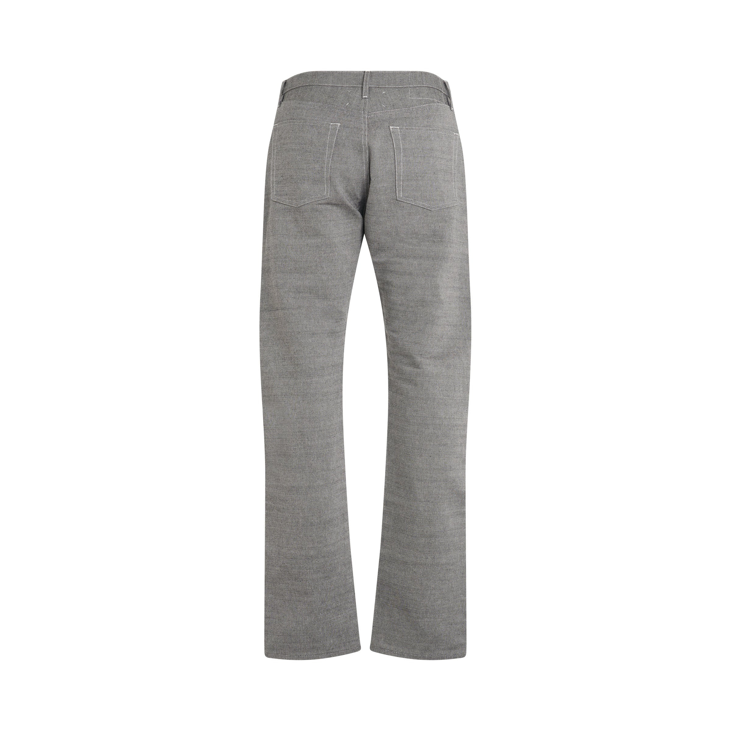 Maison Margiela Regular and Straight Pants in Caviar - 4