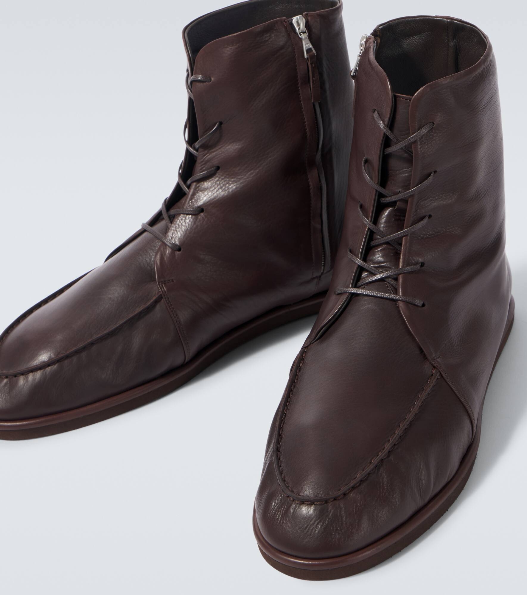 Leather ankle boots - 3