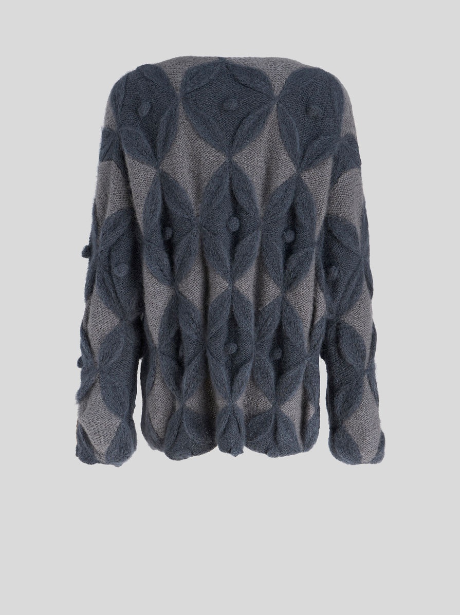 OVERSIZE JUMPER WITH GEOMETRIC PATTERN - 6