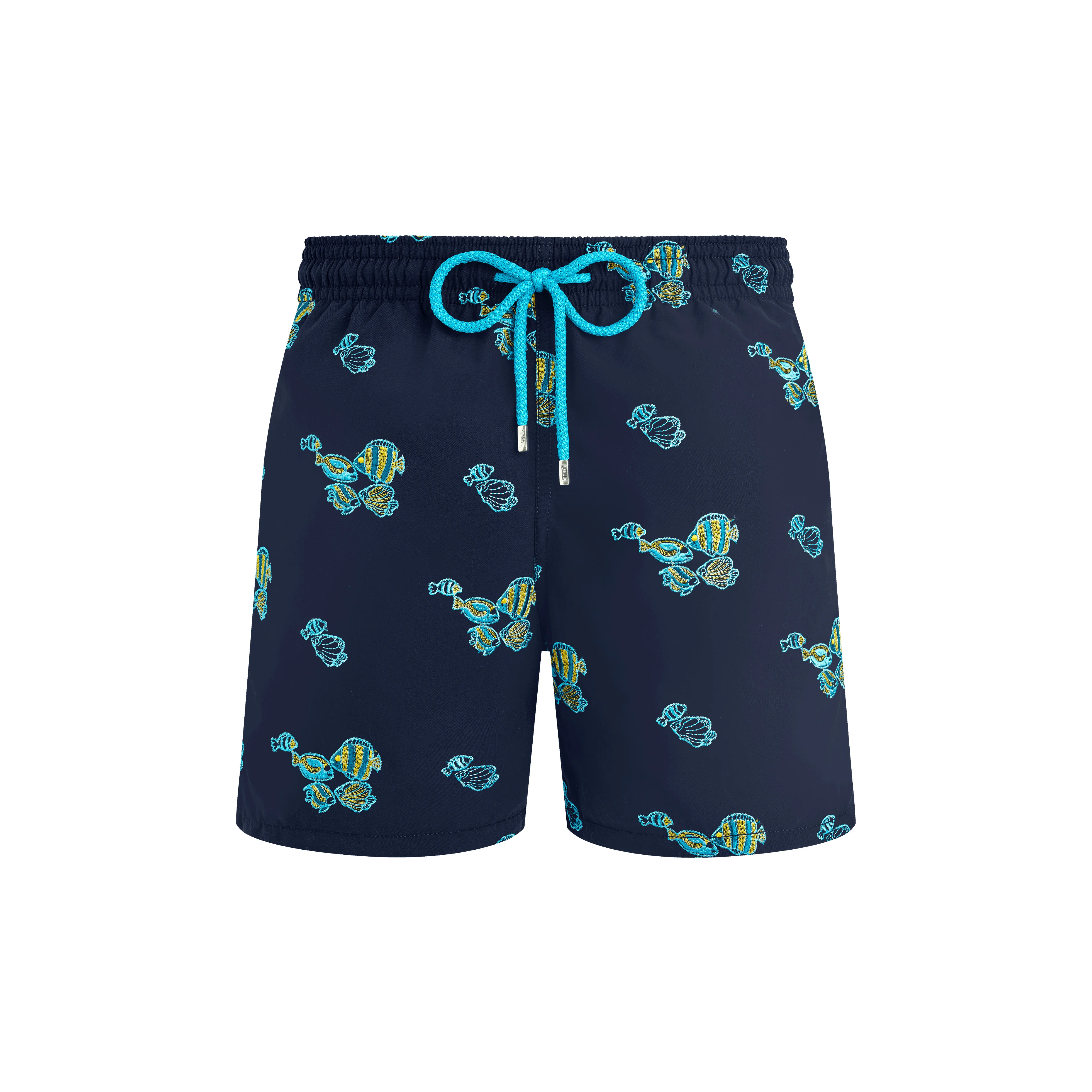 Men Swim Trunks Embroidered Fishy Vibes - Limited Edition - 1