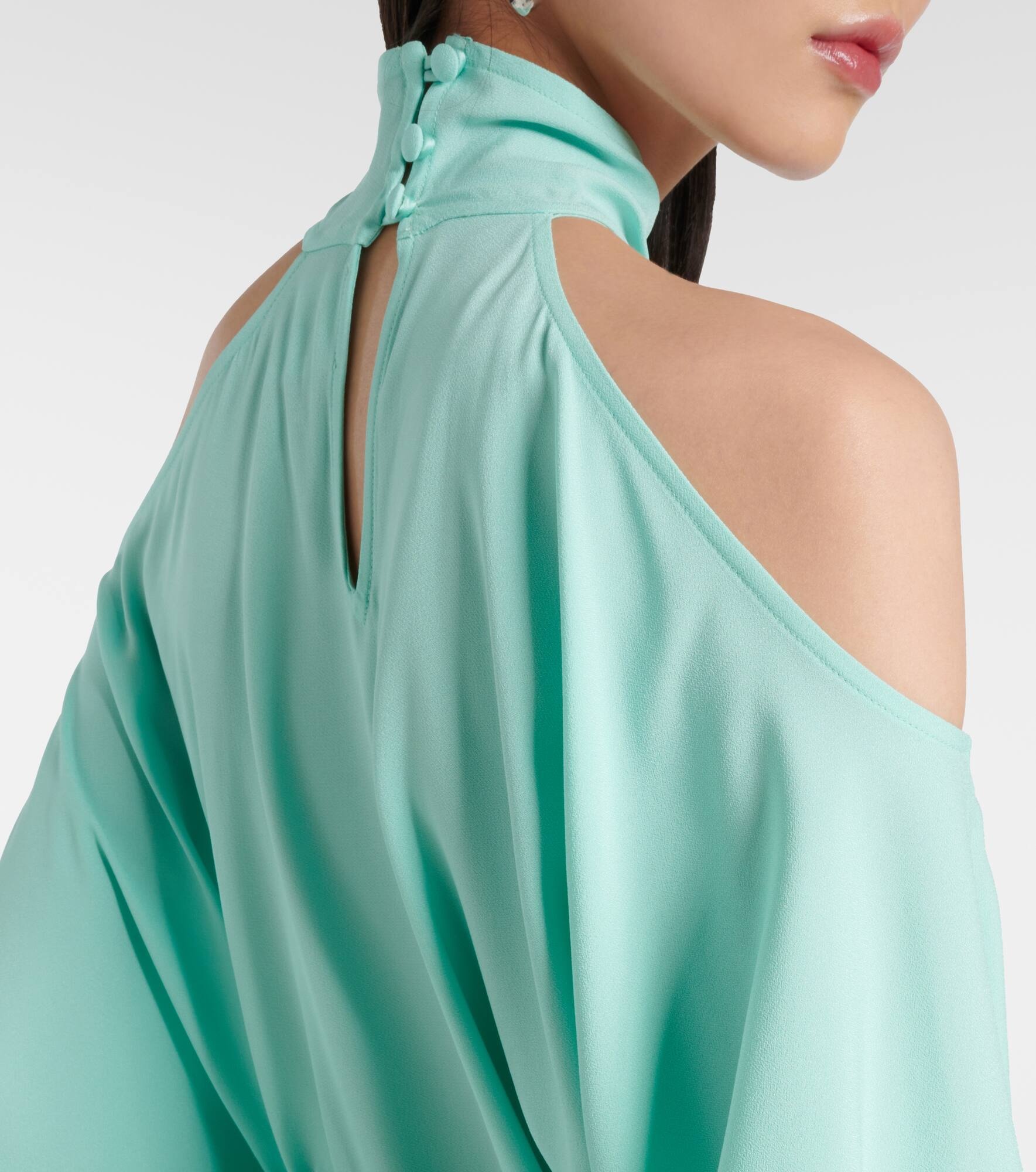 Mambo halterneck belted kaftan - 4