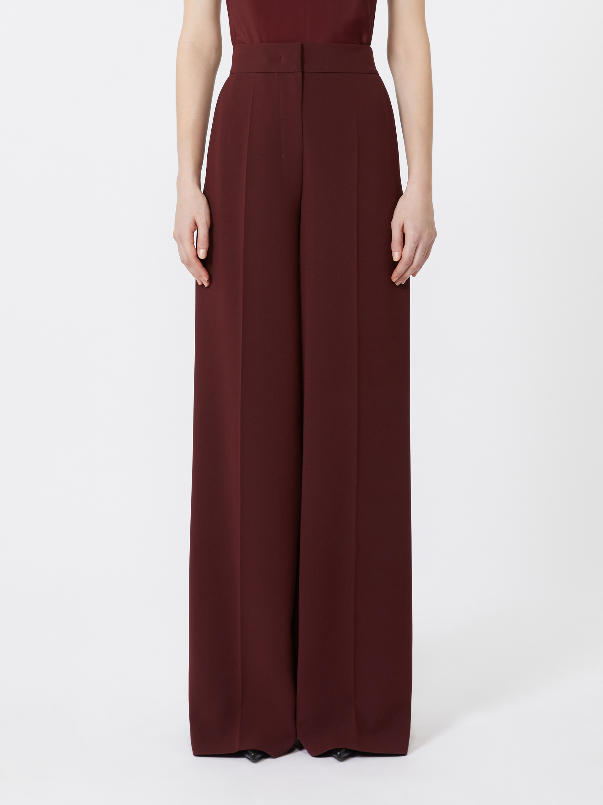 PLAVA Tuxedo-style cady trousers - 3
