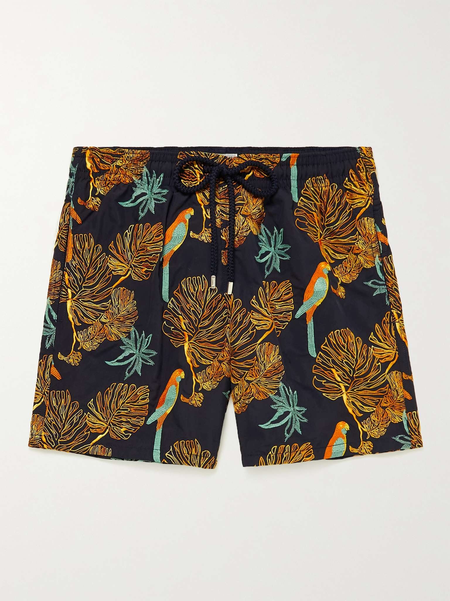 Mistral Embroidered Mid-Length Swim Shorts - 1