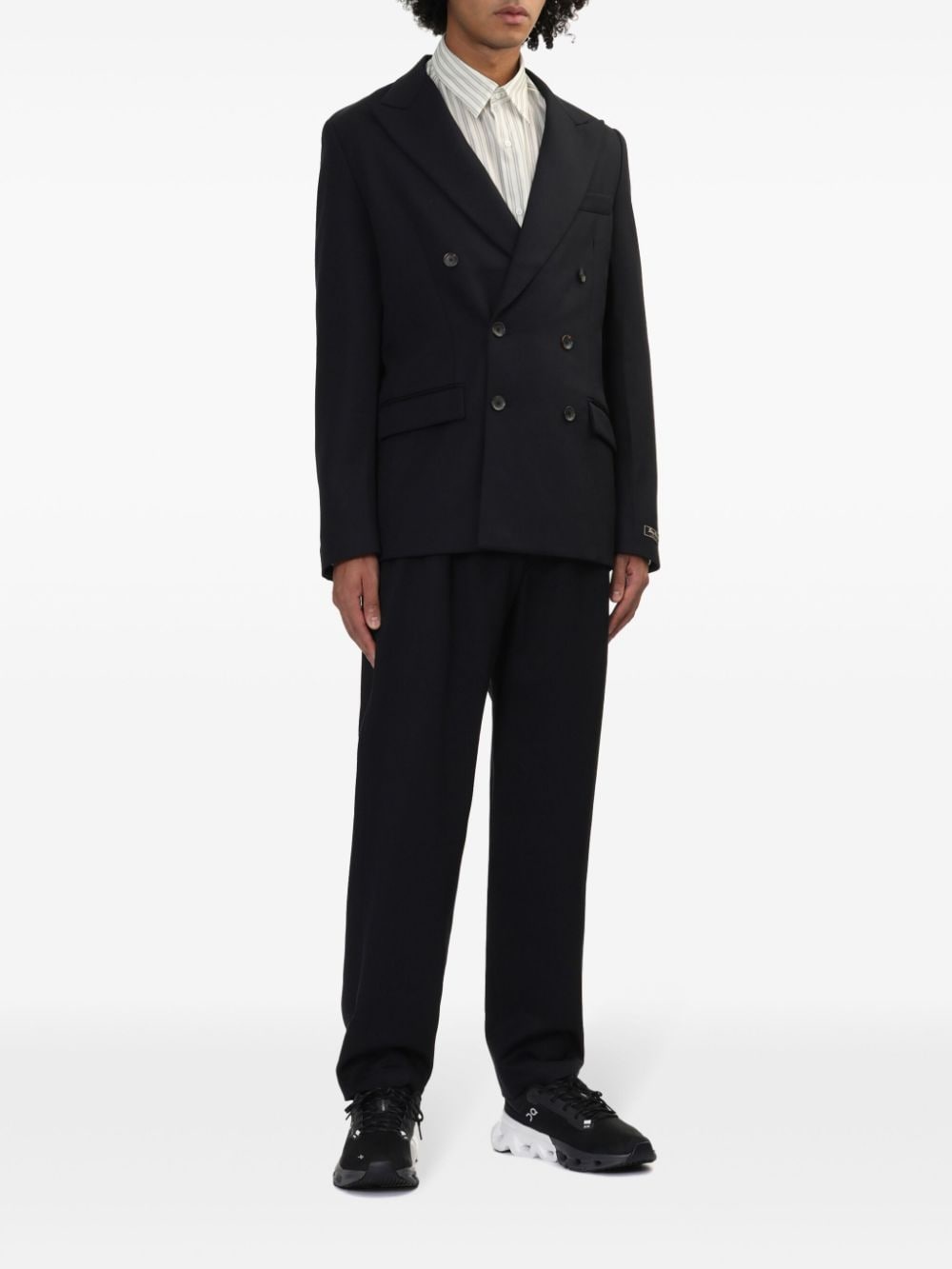 straight-leg tailored trousers - 2