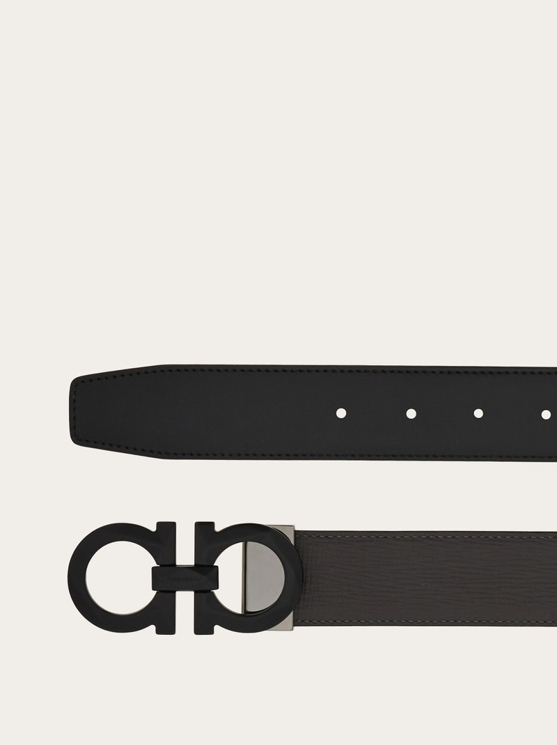 FERRAGAMO Reversible and adjustable Gancini belt outlook