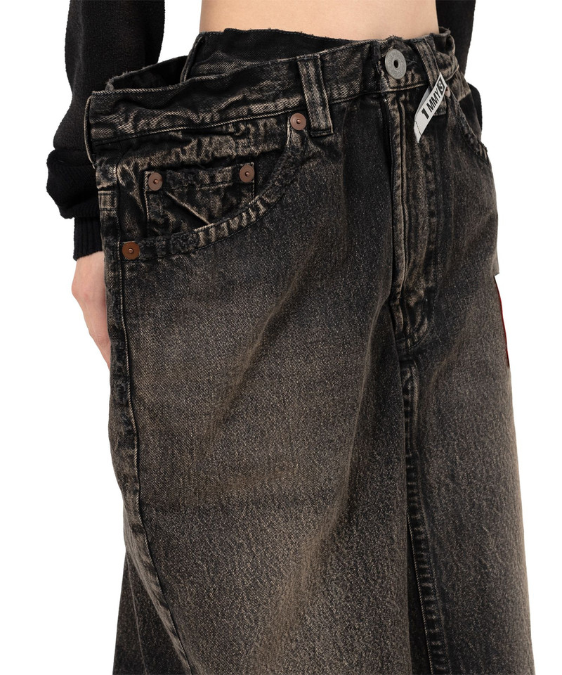 Huge Layered Denim Skirt 8