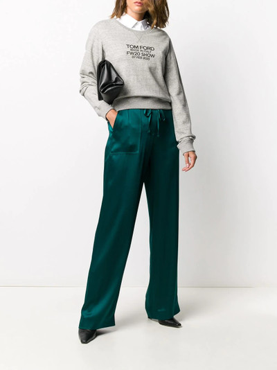 TOM FORD high-waisted wide-leg trousers outlook