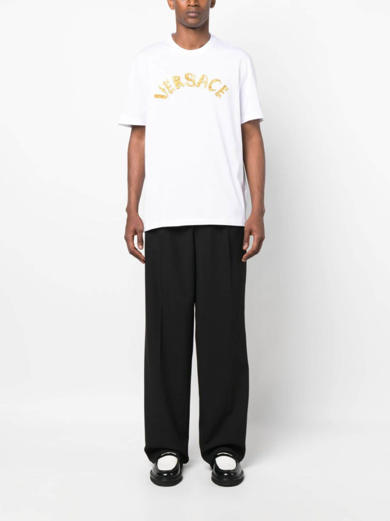 VERSACE Seashell Baroque-logo T-Shirt outlook