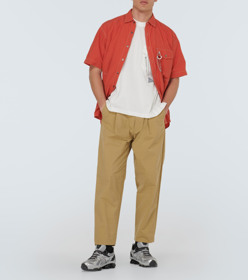 and Wander and wander Nylon Chino Tuck Tapered Pants outlook