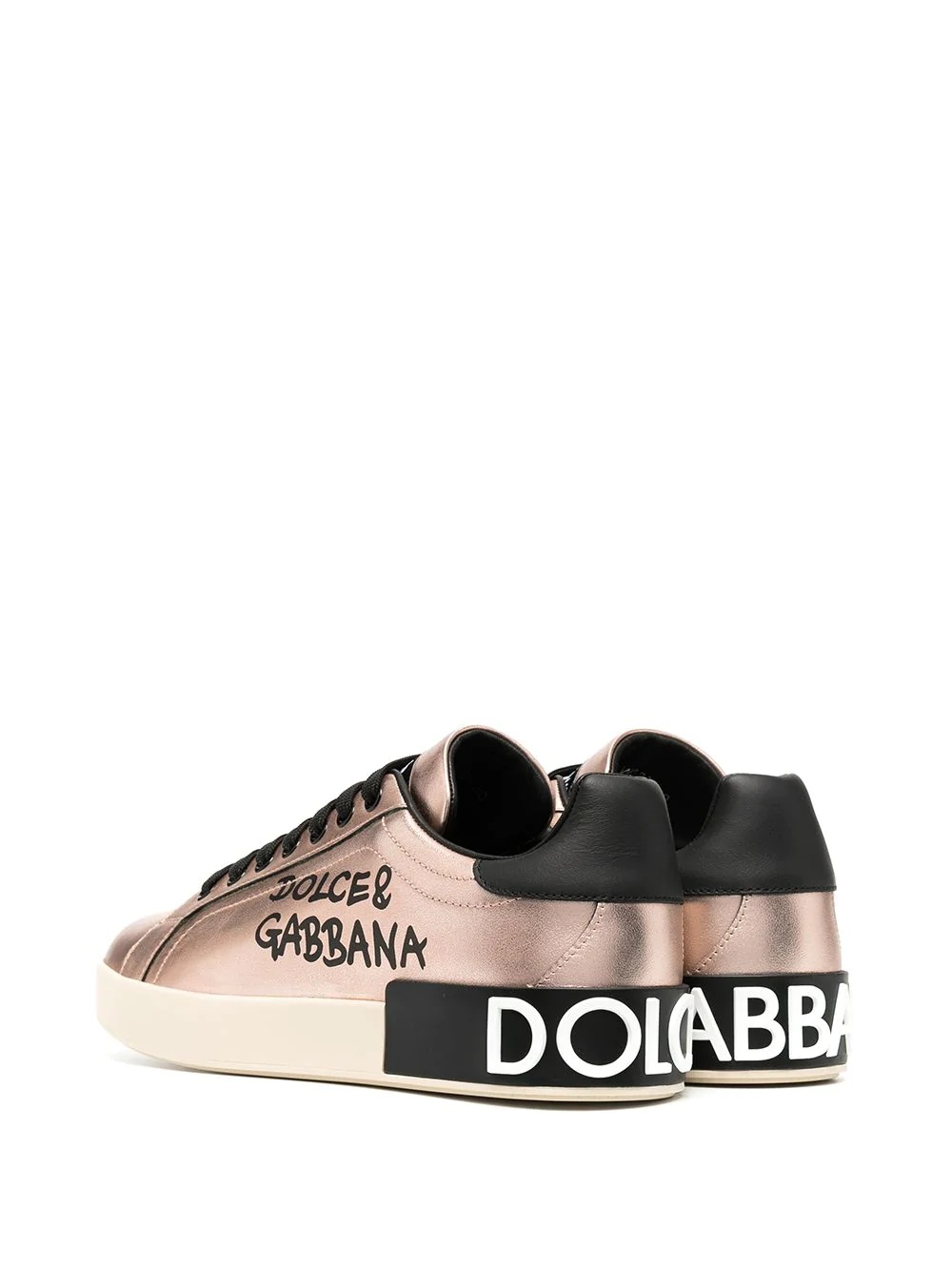 Portofino logo-print sneakers - 3