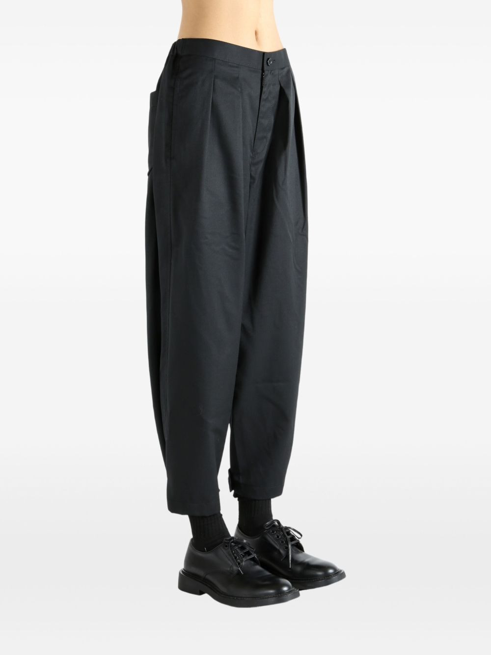 pleated pocket trousers - 3