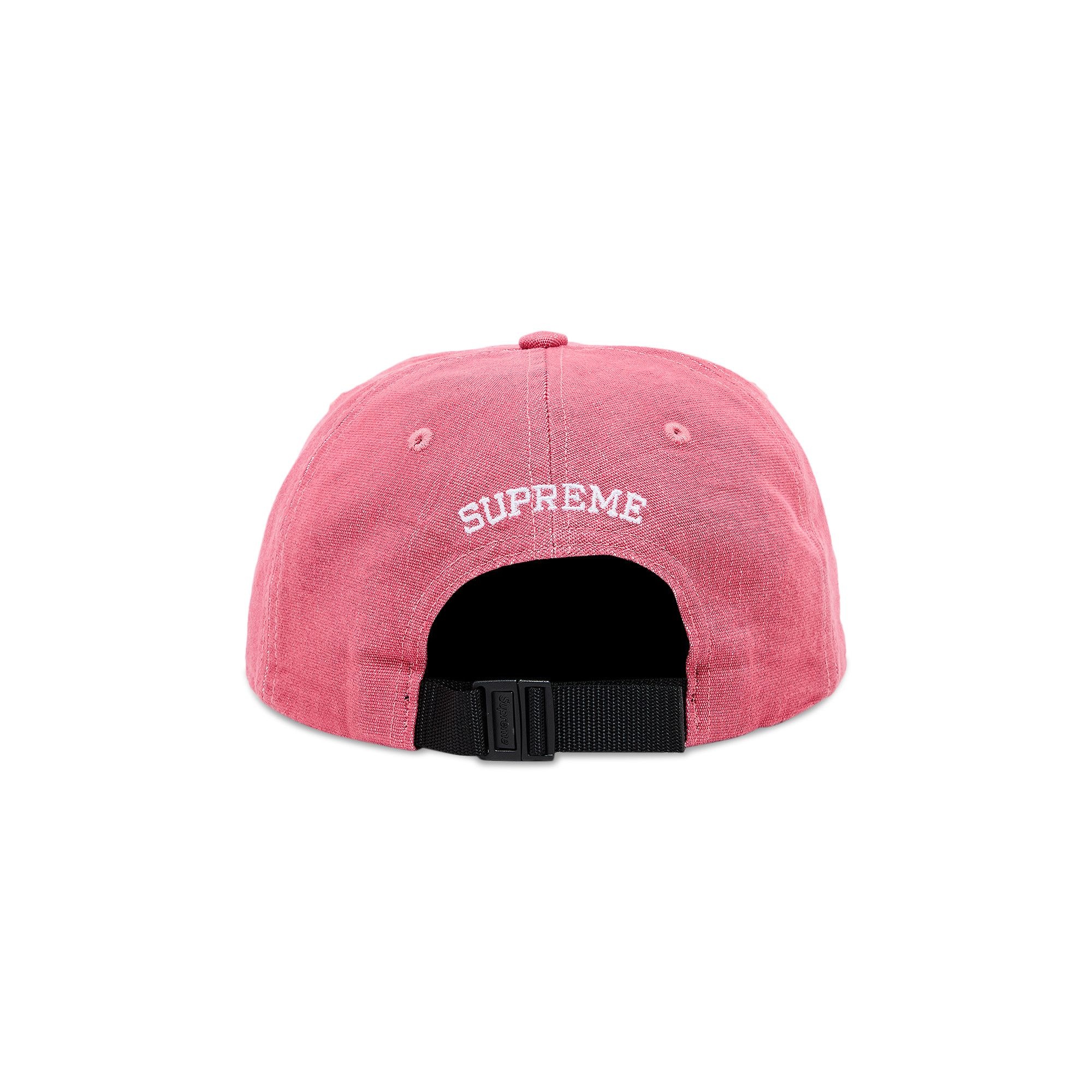 Supreme Cordura Denim Small Box 6-Panel 'Pink' - 4