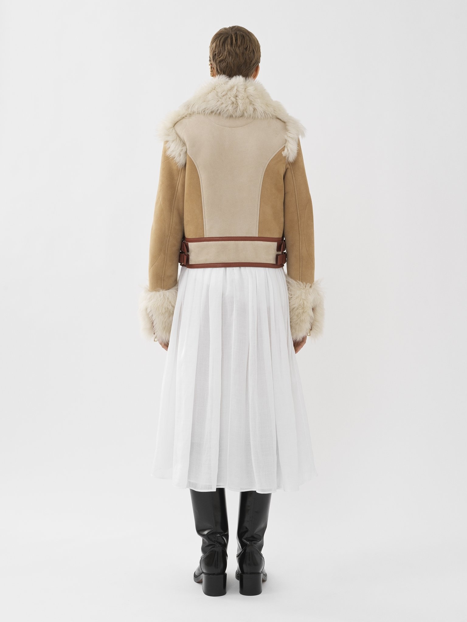 PATCHWORK AVIATOR JACKET - 5
