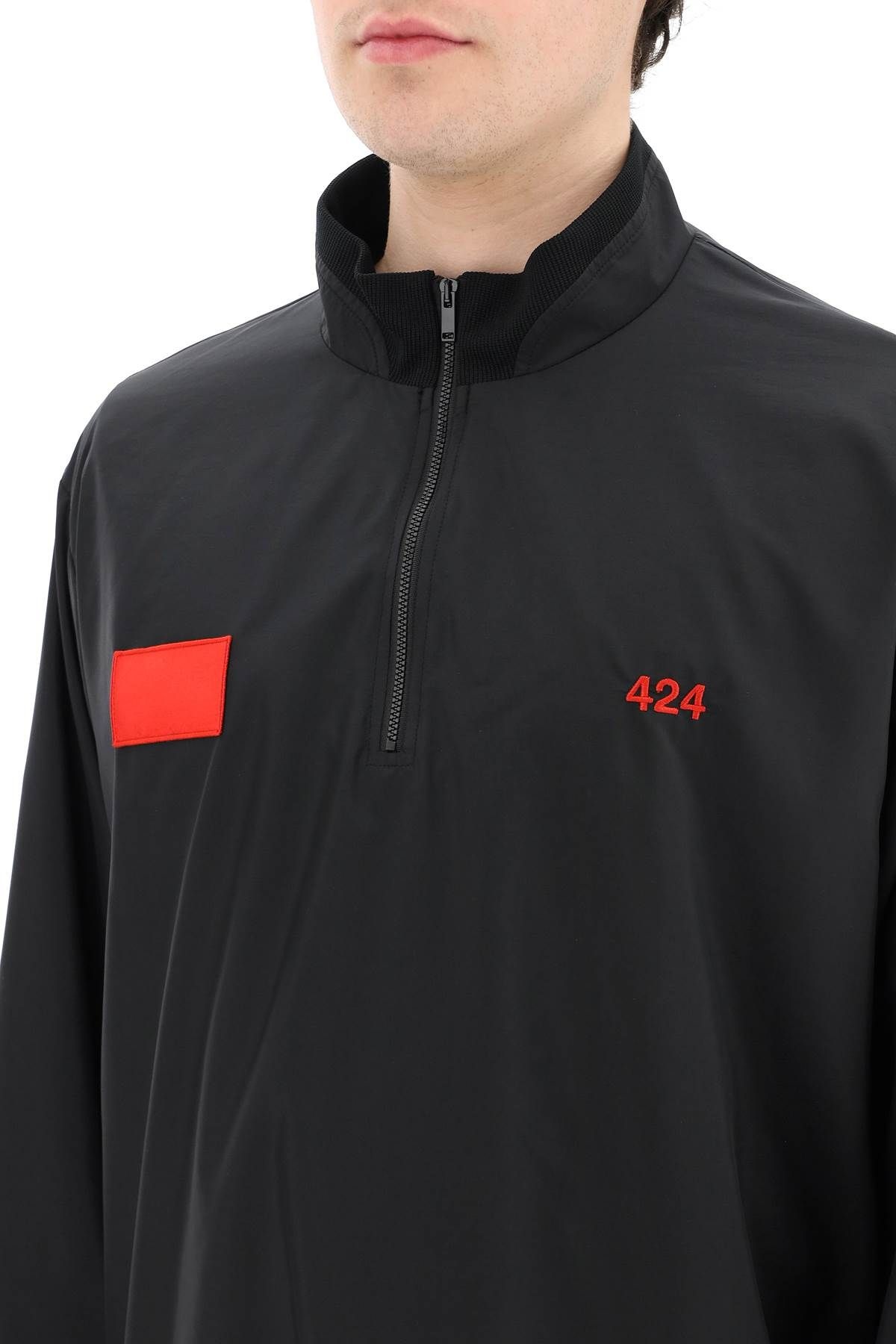 NYLON JACKET WITH EMBROIDERED LOGO - 5