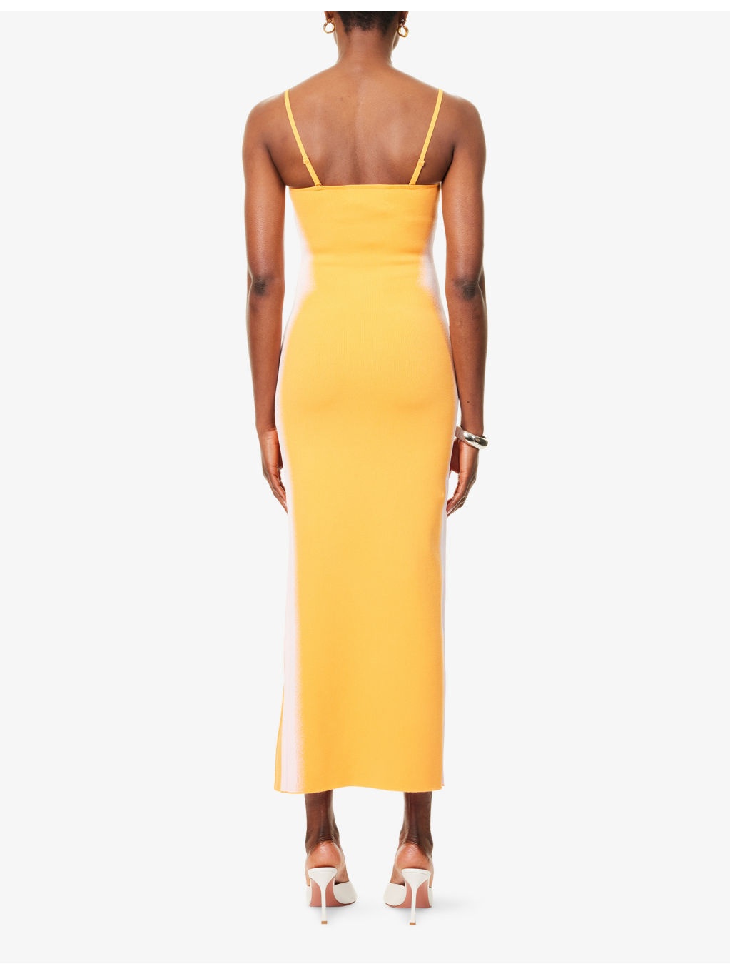 Iris Shoulder Straps Knitted Maxi Dress - 4