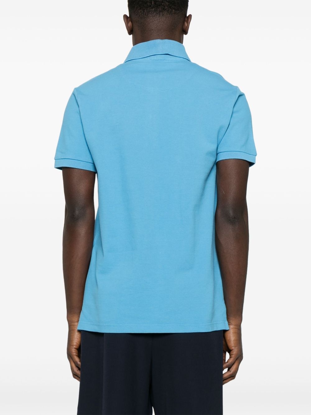 Pegaso-embroidered polo shirt - 3