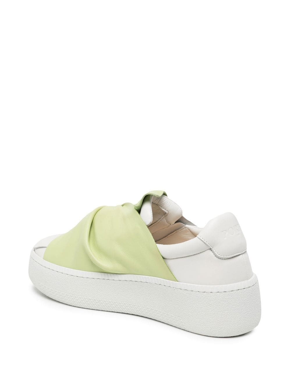 knotted two-tone sneakers - 3