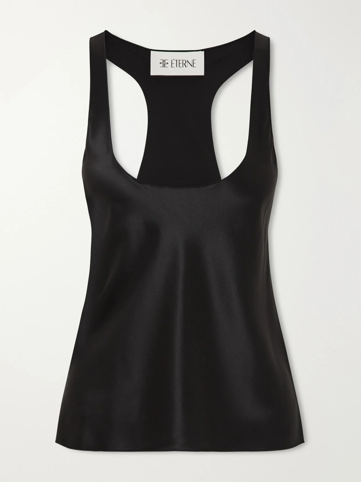 Hedi Silk-blend Satin Tank - 1