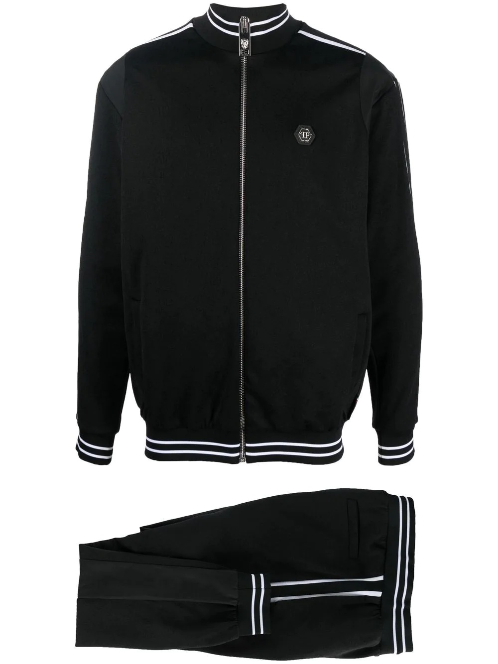 logo-plaque tracksuit set - 1