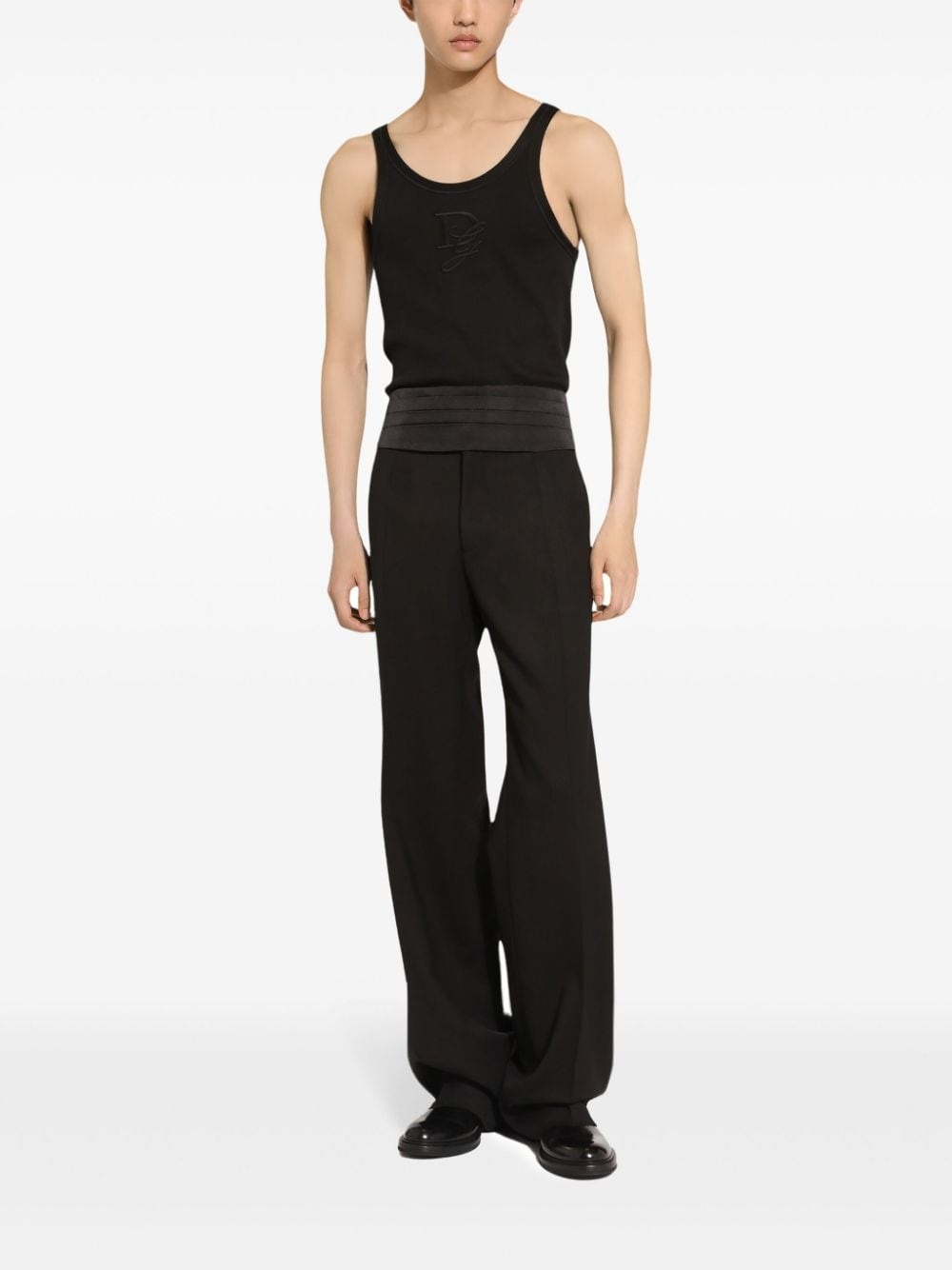 round neck sleeveless tank top - 2