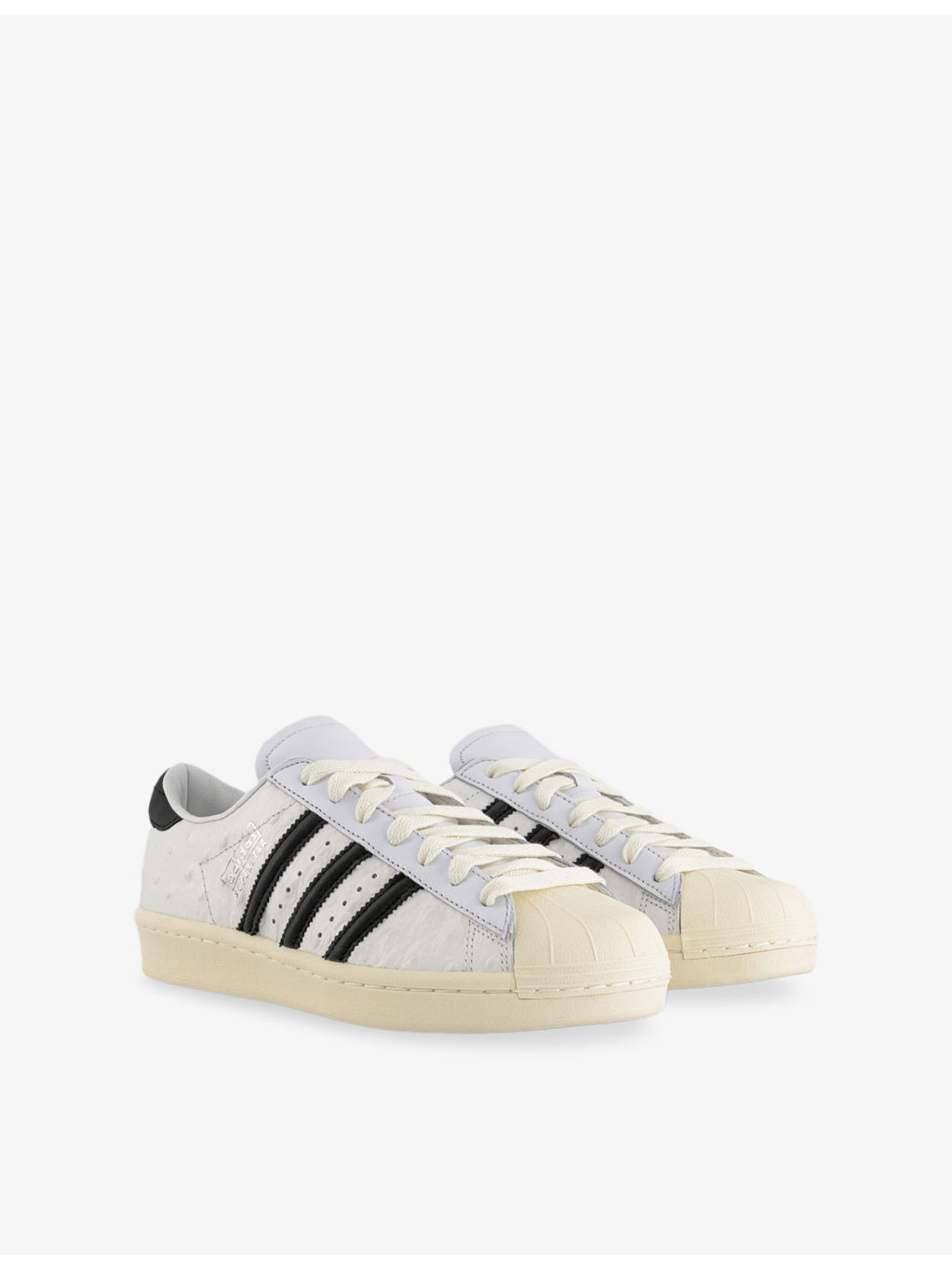 Superstar Vintage Logo-Print Leather Low-Top Trainers - 3