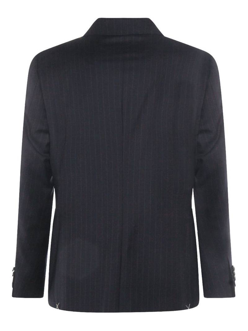 Canali stripe-pattern wool suit outlook