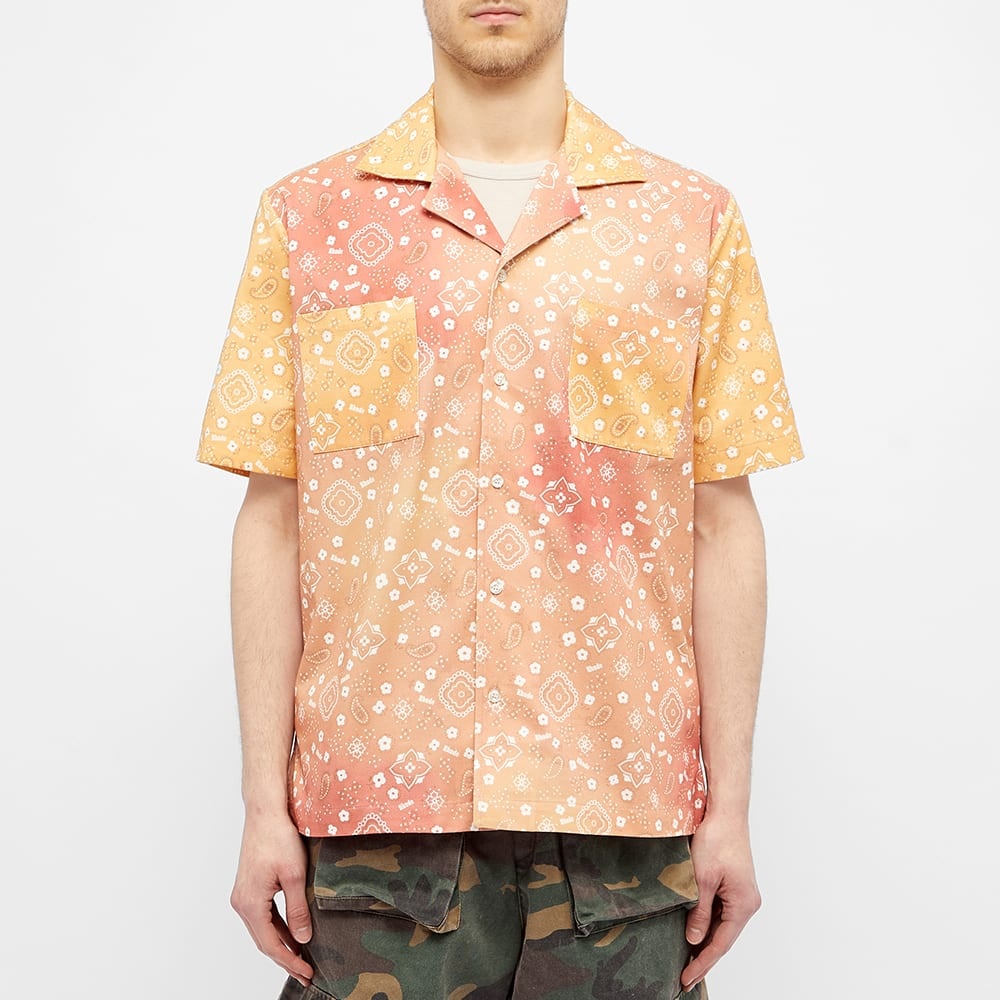 Rhude Bandana Print Point Shirt - 4