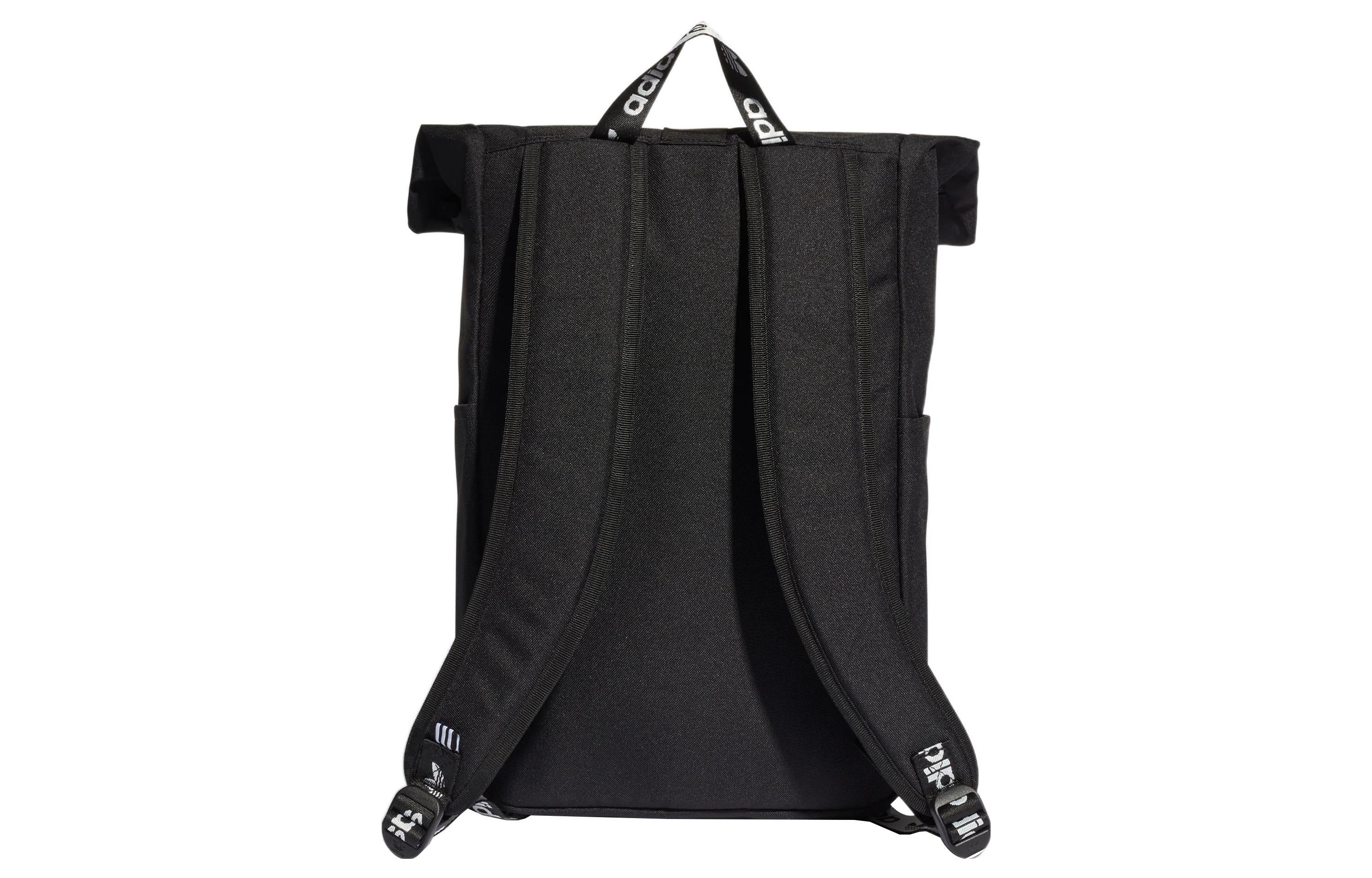 adidas Adicolor Classic Roll-Top Backpack 'Black' HK2629 - 2
