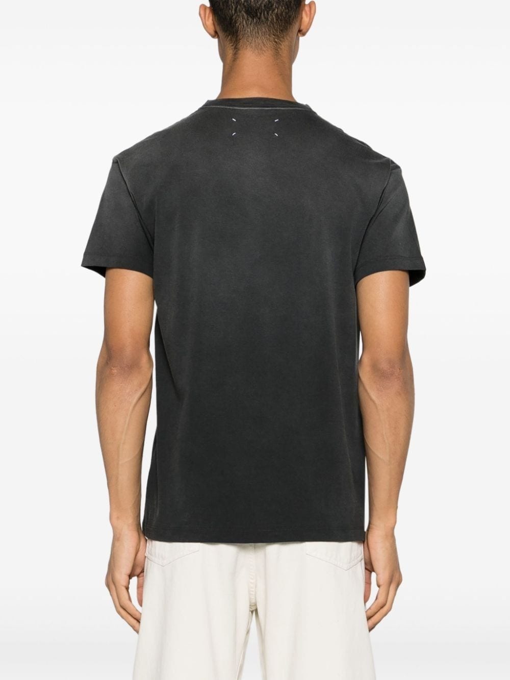 Reverse logo-print cotton T-shirt - 5