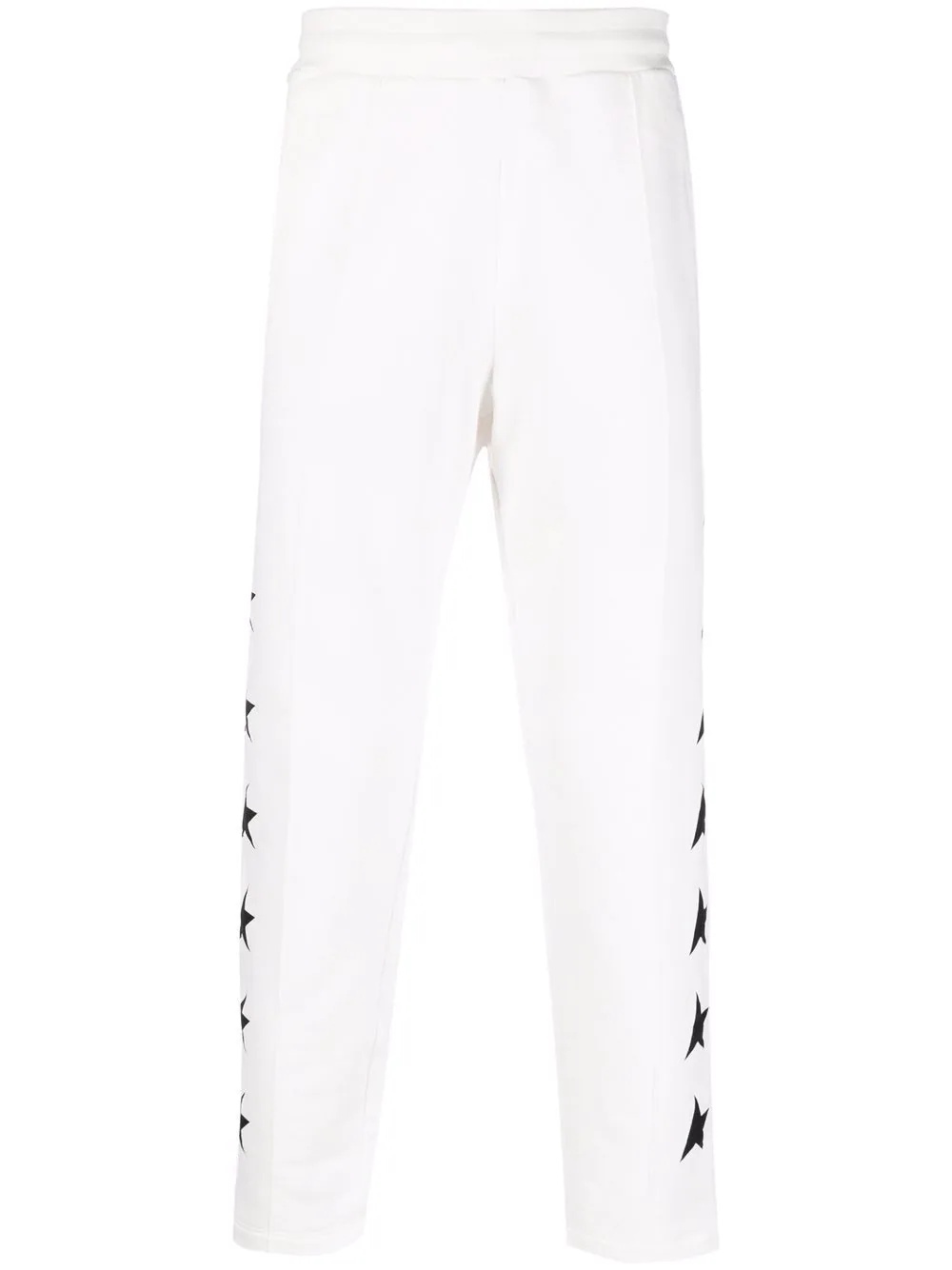 star print track pants - 1