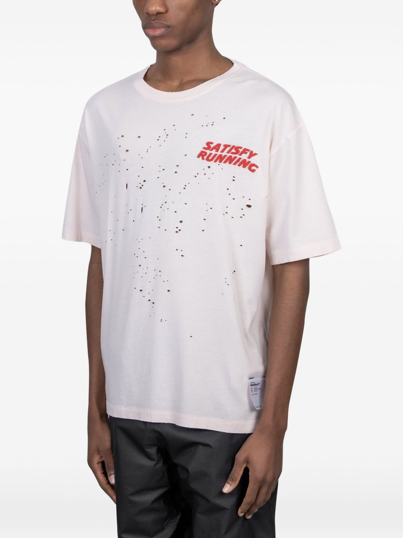 SATISFY distressed T-shirt outlook