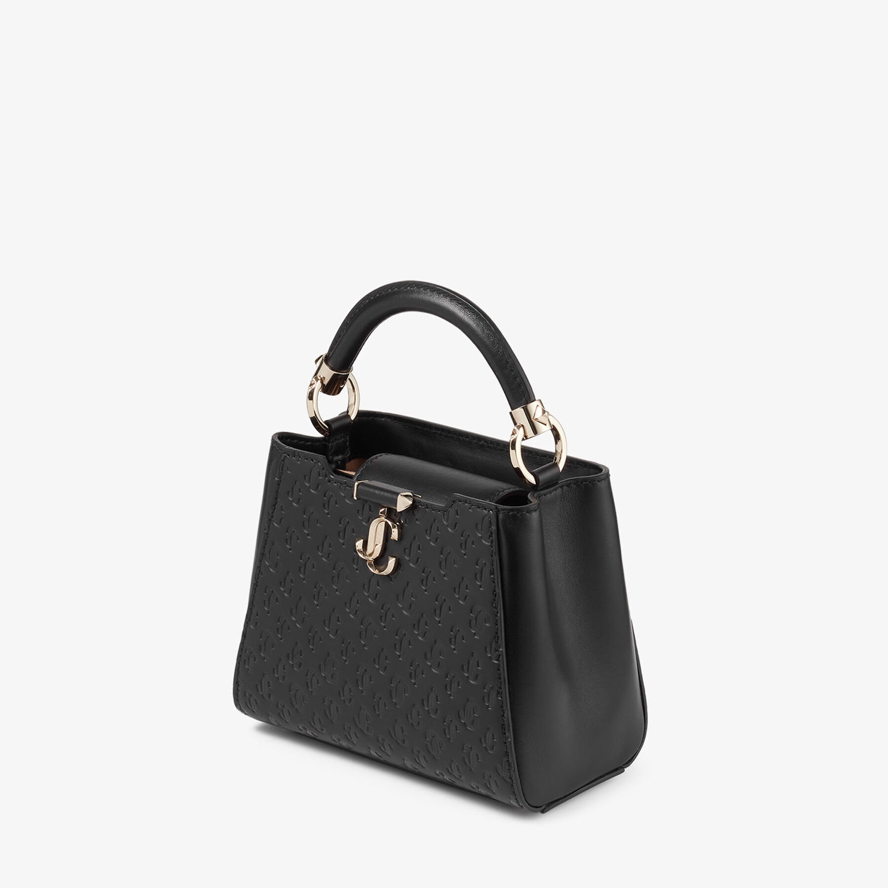 Varenne Top Handle Mini
Black JC Monogram-Print and Leather Top Handle Bag - 5