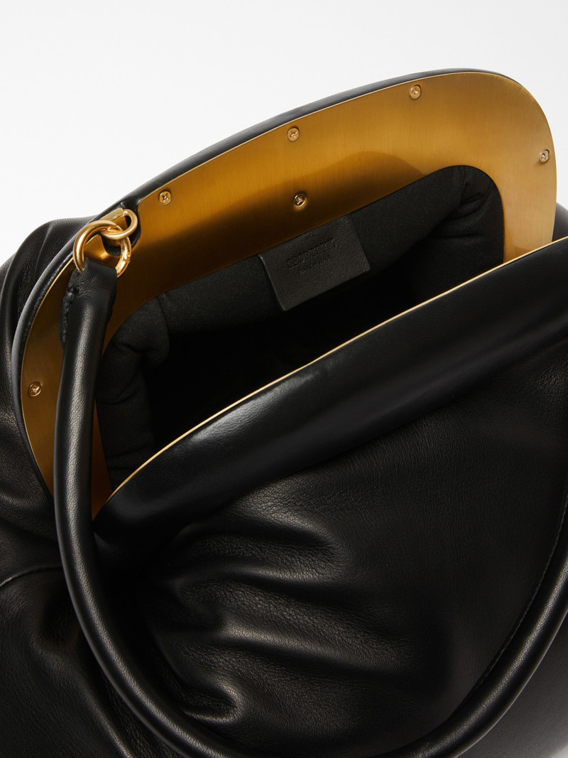 SANSA Large nappa-leather Bouba bag 4