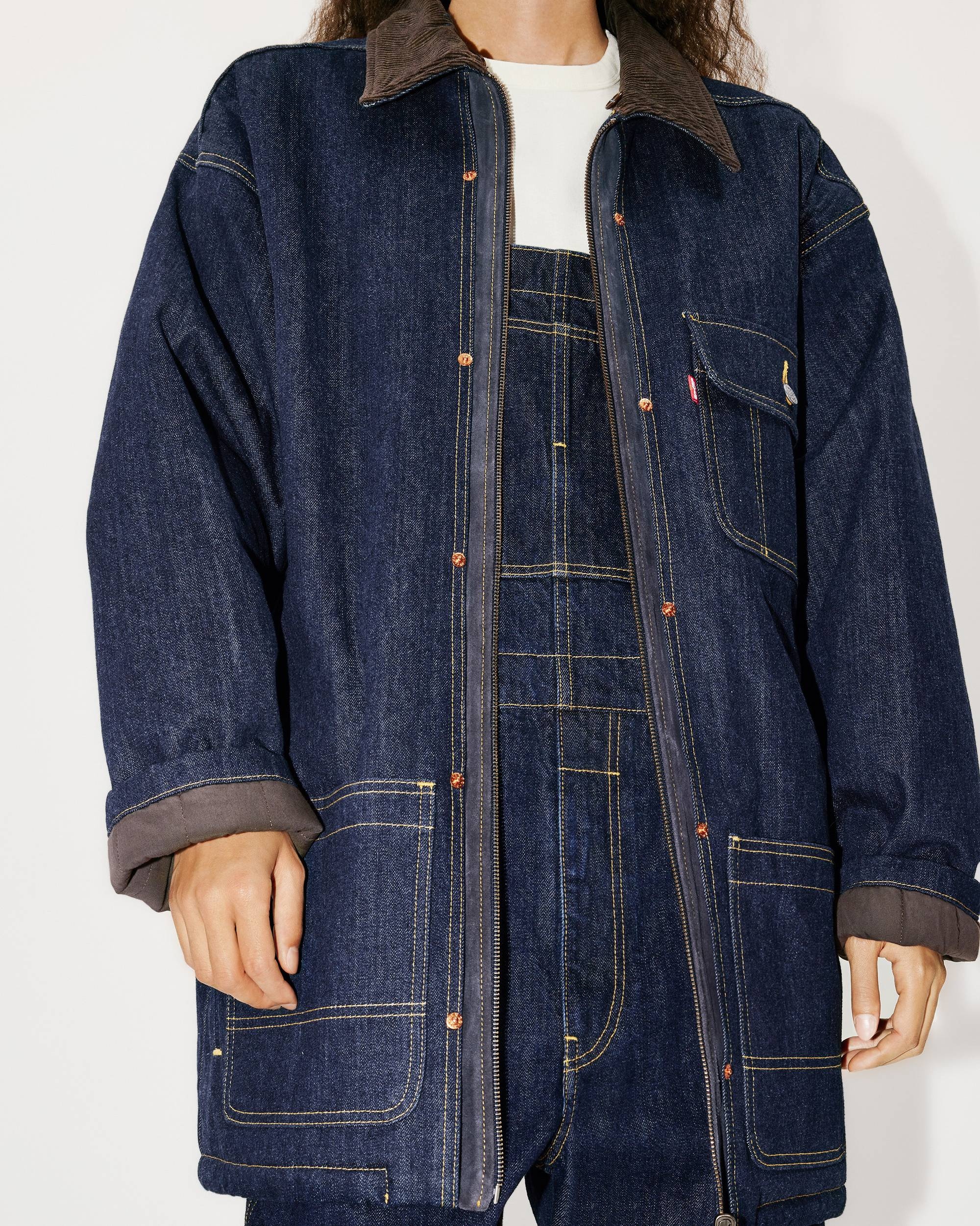 KENZO x LEVI'S® genderless denim parka - 13