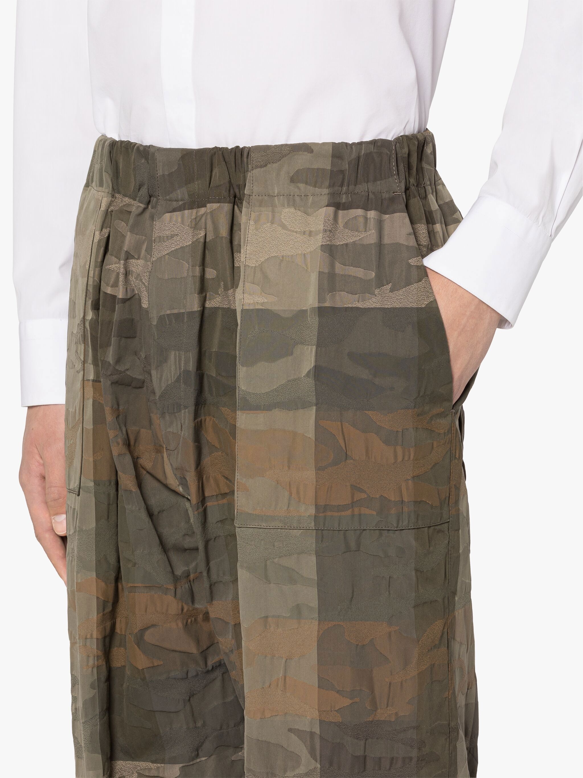 CAPTAIN MILITARY CAMO COTTON & NYLON TROUSERS - 6