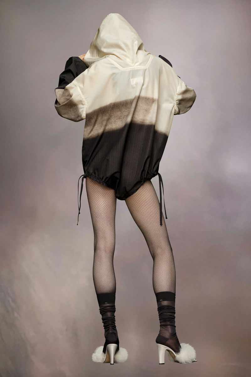 Trompe l'oeil pinstripe romper 5