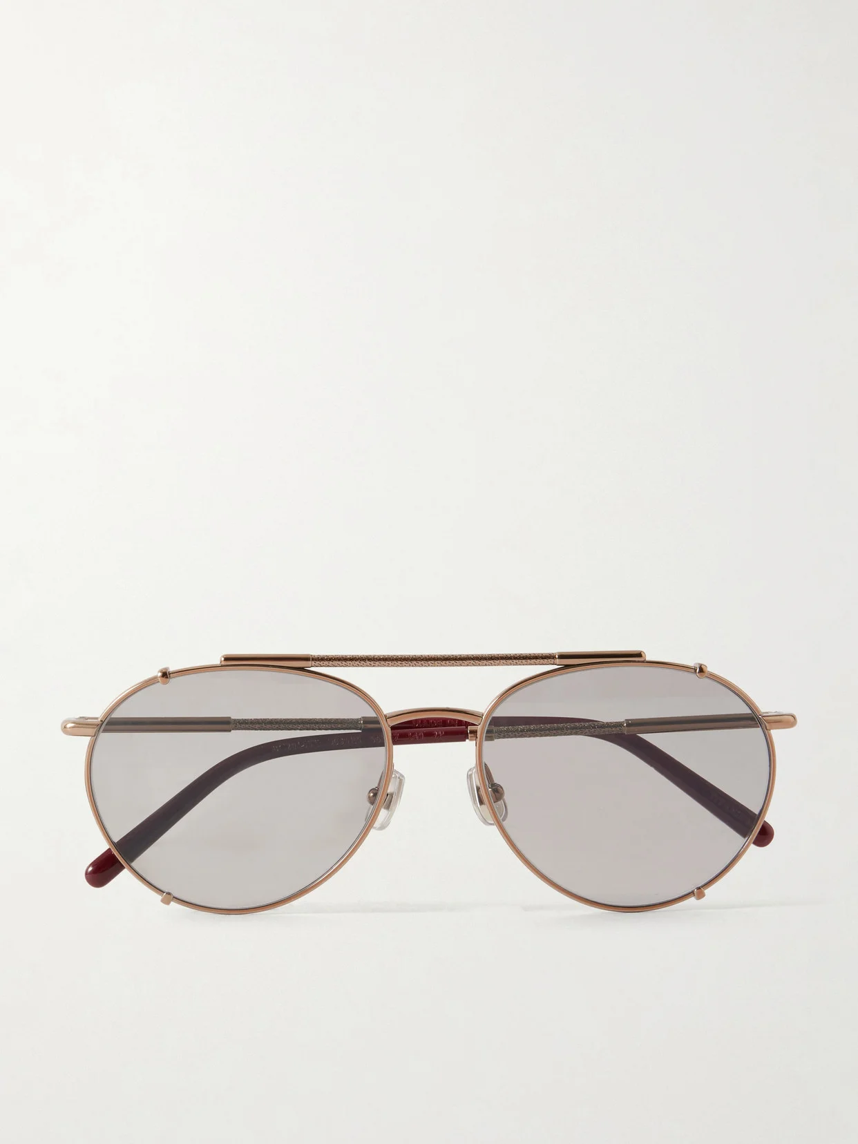 Aviator-frame Titanium Sunglasses - 1