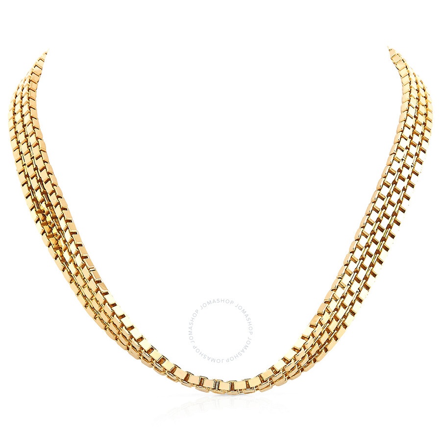 Burberry Ladies Light Gold Mesh Necklace - 3