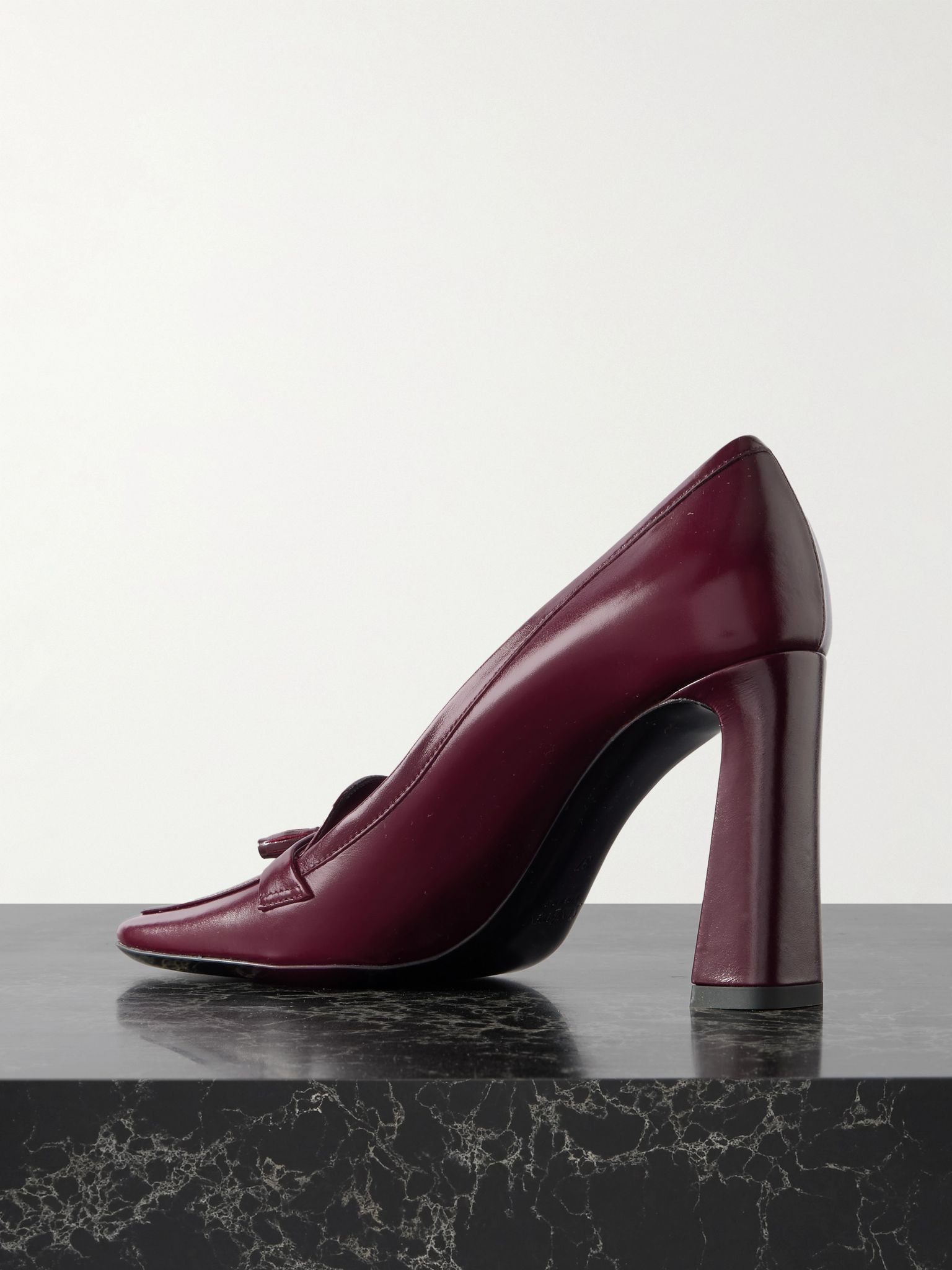 Chloé 90 tasseled leather pumps Brown - 3