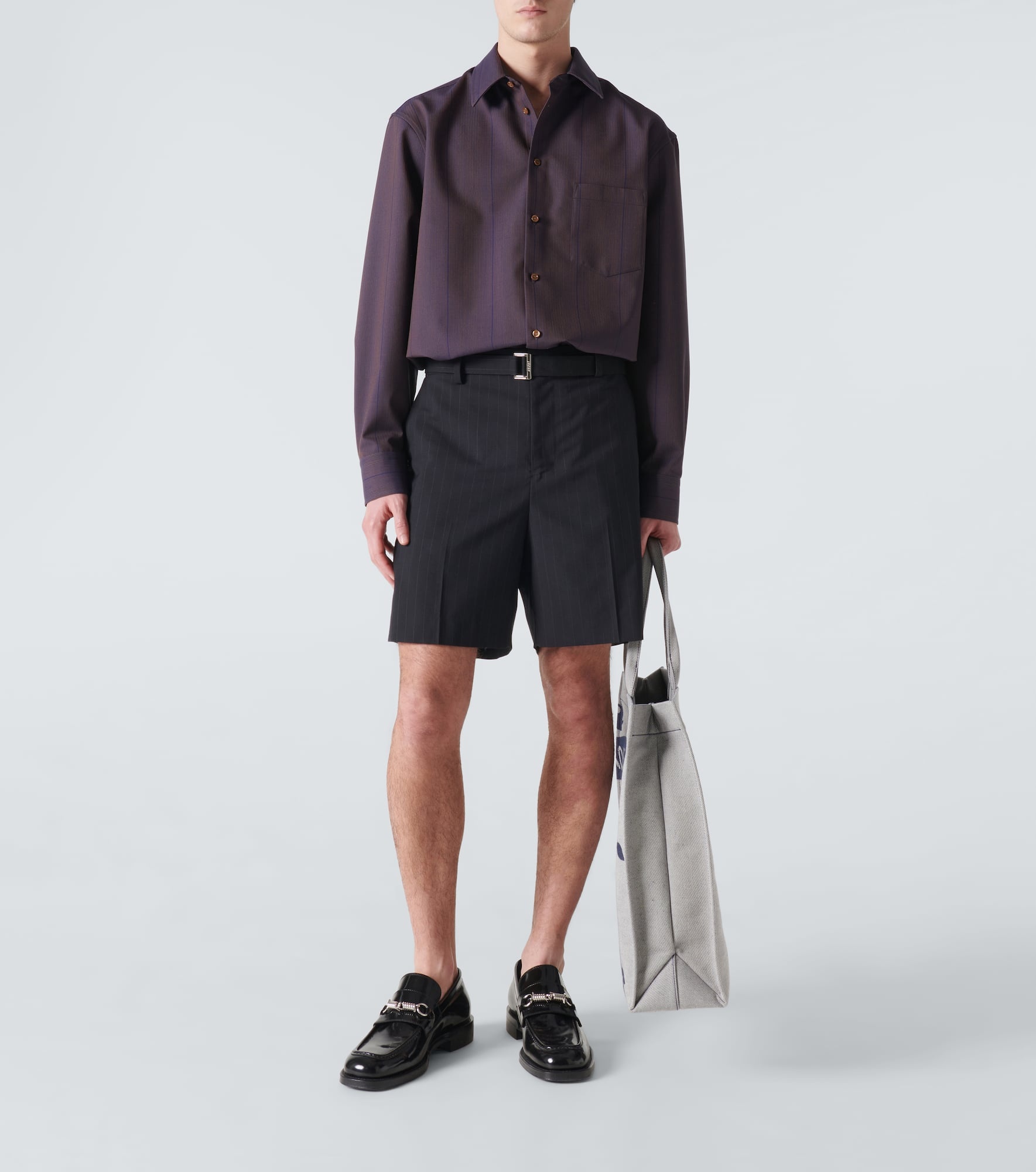 Striped wool shirt - 2