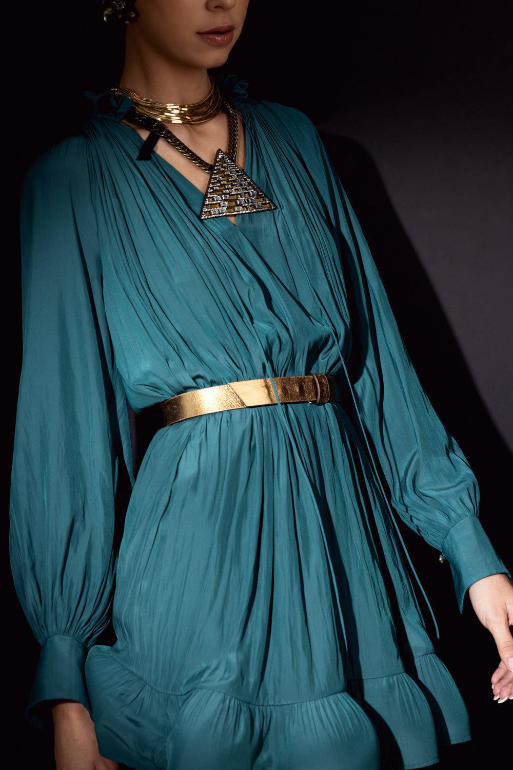 Metallic Gold Belt - 3