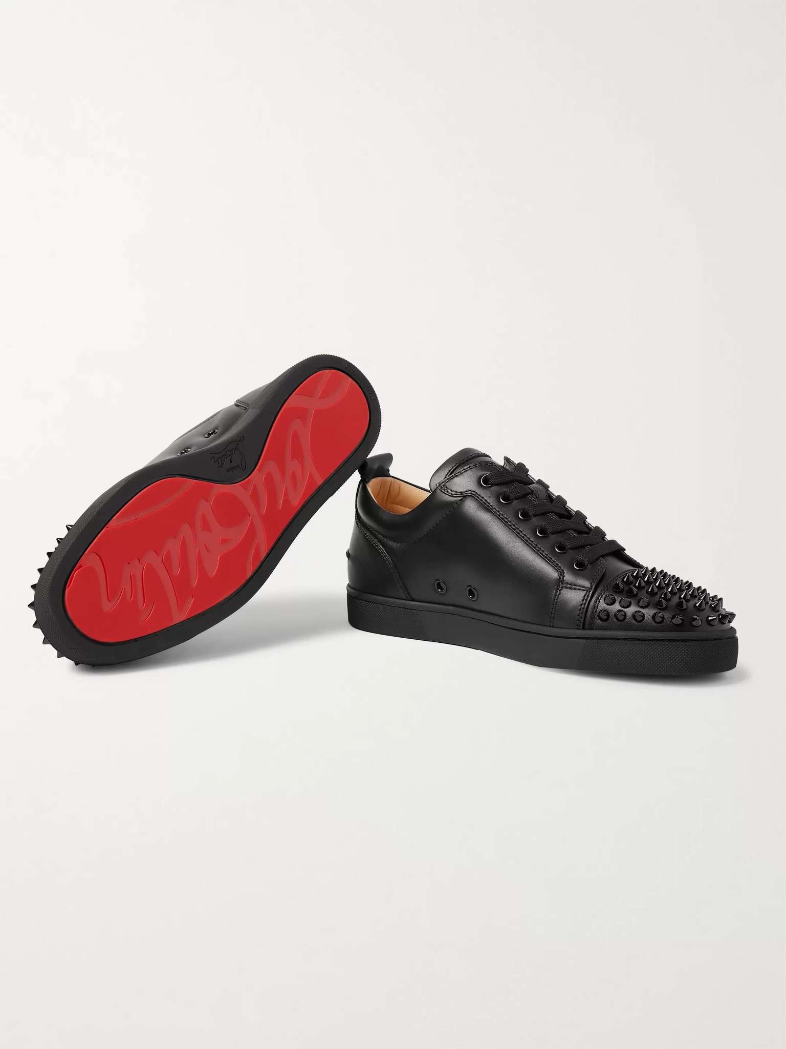 Louis Junior Spikes Cap-Toe Leather Sneakers - 7