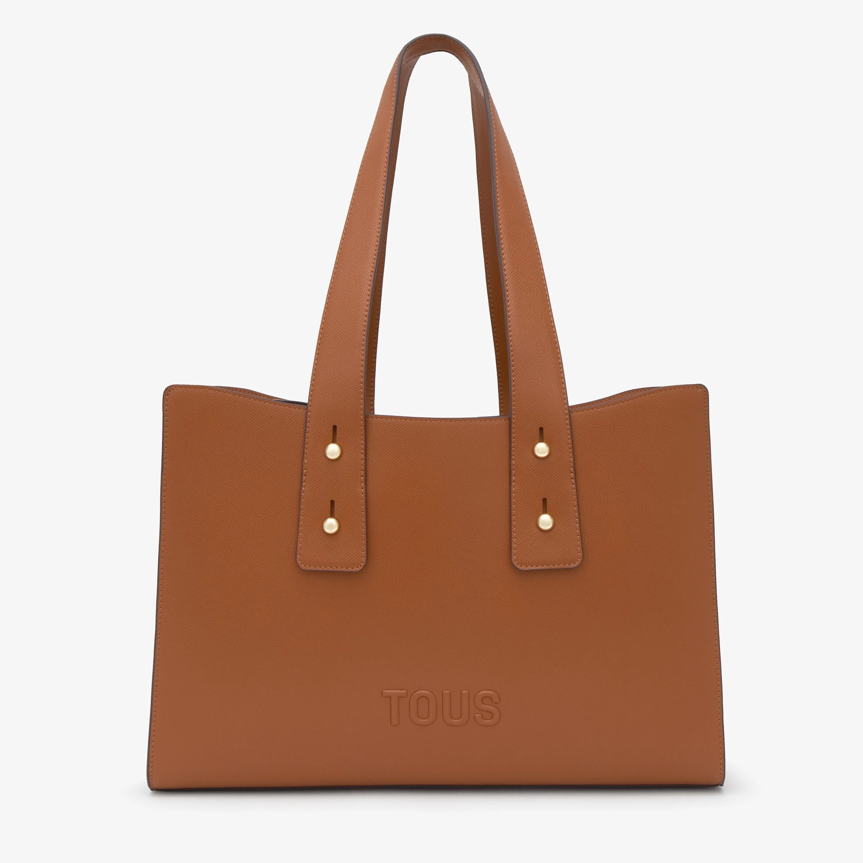 Large camel-colored City bag TOUS Back to Basics - 1
