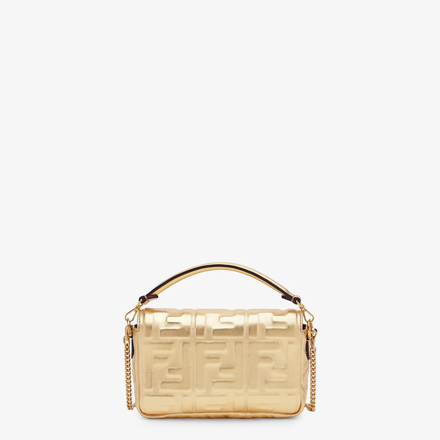 Golden leather bag - 4